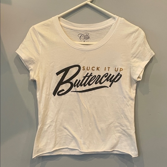 White Graphic Tee -suck it up buttercup - Picture 1 of 2